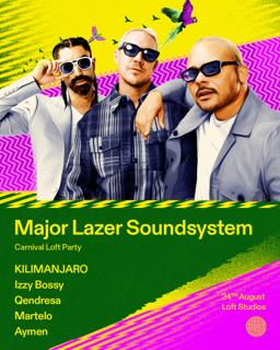 Major Lazer Soundsystem Carnival Loft Party