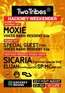 Two Tribes Bank Holiday Weekender: Moxie, Sicaria, Charlie Bones, Elijah, Sp:Mc [Free Entry]