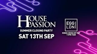 House Passion Summer Closing Party: Supa D, Coldsteps, Shenin Amara, Wigman, Beezo, Jaydaa