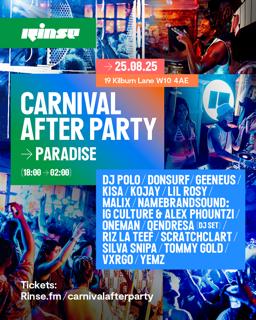 Rinse Carnival Afterparty 2025