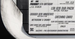 Hit & Run Presents The Precinct 5Th Birthday - Halfpipe & Pro Skaters Behind The Decks Too