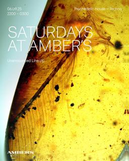 Saturdays At Amber'S: Psychedelic House & Techno