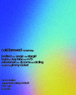 Cold Brewed 1St Birthday