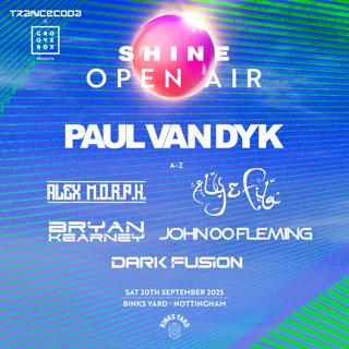 Paul Van Dyk Open Air - Trancecoda X Groovebox X Shine At Binks