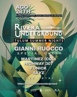 Riviera Underground. -- Gianni Ruocco (Col ) --