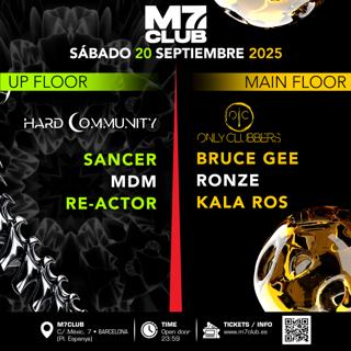 Hard Community [Sancer, Mdm & Re-Actor]  Only Clubbers [Bruce Gee, Ronce & Kala Ros]