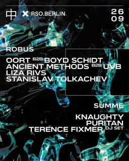 Khidi Night W/ Ancient Methods B2B Uvb, Stanislav Tolkachev And Terrence Fixmer