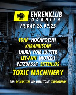 Ehrenklub In Odonien #22 - Odonien Summer Closing Mit Toxic Machinery, Niotech Uvm