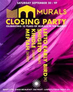 Murals In The Market Closing Party