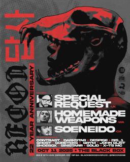 Recon 22 Year Anniversary Feat. Special Request, Homemade Weapons, Soeneido