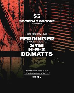 Sociedad Groove Pres Ferdinger - Season Opening Party