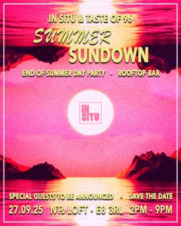 In Situ Summer Sundown At Nts Loft