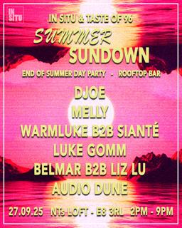 In Situ  X Taste Of 96 Summer Sundown (Day Party)