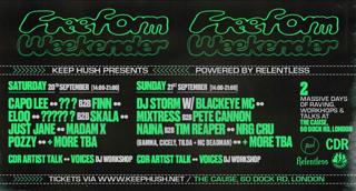 Keep Hush Presents Freeform Weekender - Powered By Relentless