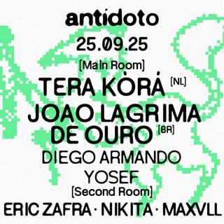 Antidoto Club: Tera Kòrá + Joao Lagrima De Ouro