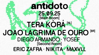 Antidoto Club: Tera Kòrá + Joao Lagrima De Ouro