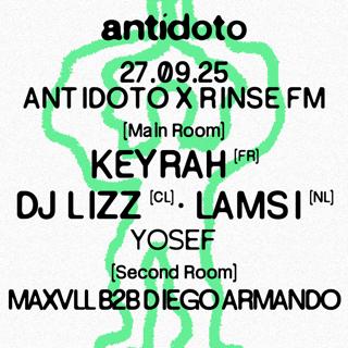 Antidoto Club X Rinse Fm
