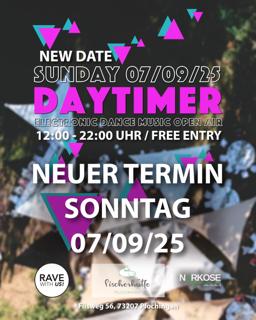 Sunday 7Th Sep Daytimer Open Air (Free Entry)