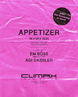Appetizer With Em Boss (Mexico City) X Adi Dassler
