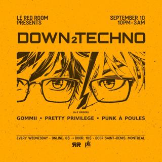 Down2Techno (Every Wednesday)