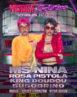Viciosa X Gelatina Invite Ms Nina, Rosa Pistola