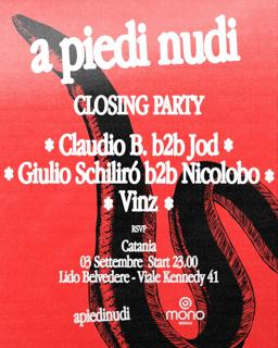 A Piedi Nudi - Closing Party