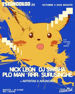 Escándaloo 25: Nick León / Dj Swisha / Plo Man / Rhr / Surusinghe