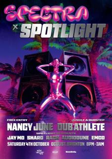 Spectra X Spotlight: Nancy June, Dub Athlete & Spotlight Residents (Free Entry!)