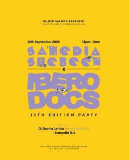 Samedia X Iberodocs Film Festival Party With Dj Santa Leticia