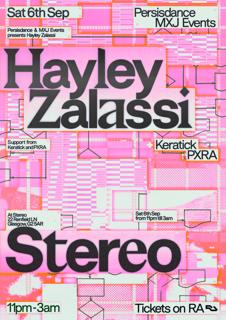 Persisdance X Mxj Events Presents: Hayley Zalassi