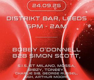 8 Cliff Records Presents : Bobby O'Donnell & Simon Scott