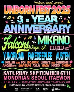 Unborn Sounds 3 Year Anniversary - Unborn Fest 2025