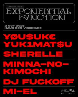 Ctm Festival Presents Exponential Function