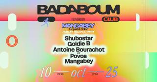 Club — Mangabey Release Party: Shubostar, Goldie B, Cracki Soundsystem