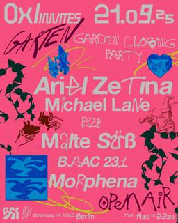 Oxigarten Summer Closing - ⇨ Free* Entry ⇦
