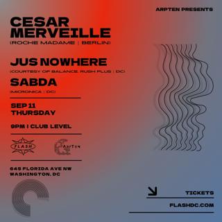 Arpten: Cesar Merveille - Jus Nowhere - Sabda