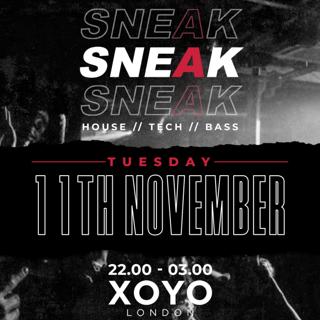 Sneak Rave Tuesday 9Th November