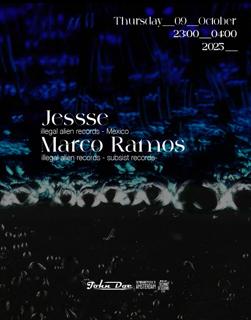 Amsterdam Techno Sessions With Jessse (Illegal Alien Records) & Marco Ramos (Subsist)