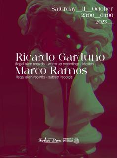 Amsterdam Techno Sessions With Ricardo Garduno (Illegal Alien Records - Soma) Mexico