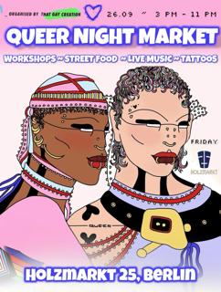 Live Drag, Queer Night Market & Street Food Vibes