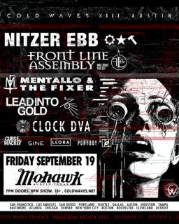 Resound Presents: Cold Waves Xiii 2025: With Nitzer Ebb, Front Line Assembly & More