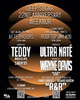 Ultra Naté'S Deep Sugar 22Nd Anniversary ''Weekndr'' Part 1