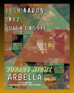 Voyage Night With Josh Aaron & Sabz