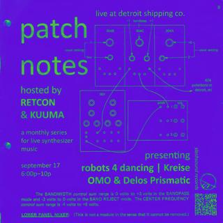 Patch Notes Feat. Omo+Delos Prismatic/ Kreise/ Robots4Dancing