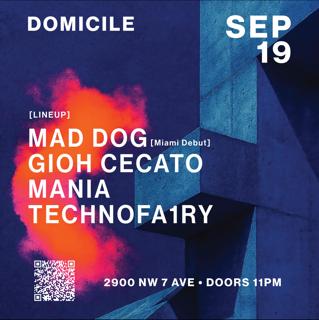 Domicile Invites: Dj Maddog