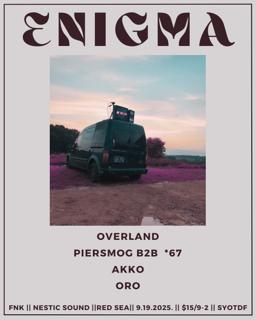 Enigma - Overland, Piersmog B2B *67, Akko, Oro