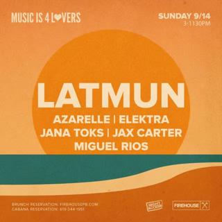Music Is 4 Lovers Ft Latmun At Fïrehouse - Rsvp For Guest List