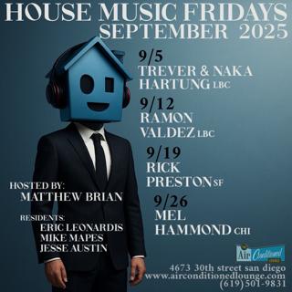 House Music Fridays: Mel Hammond (Chi), Jessica Jane + Matthew Brian