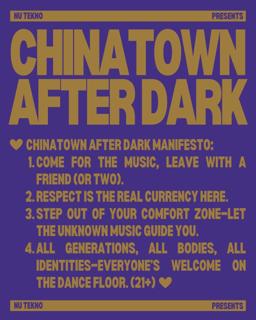 Chinatown After Dark Burning Man Decompression