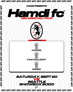 Hamdi - Showbox Sodo - Saturday, September 20